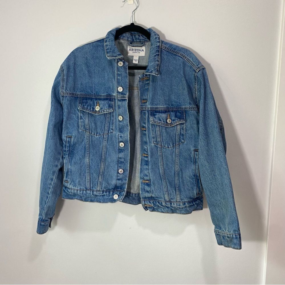 Vintage Arizona Denim Jean Jacket Button Down Closure - Picture 4 of 9